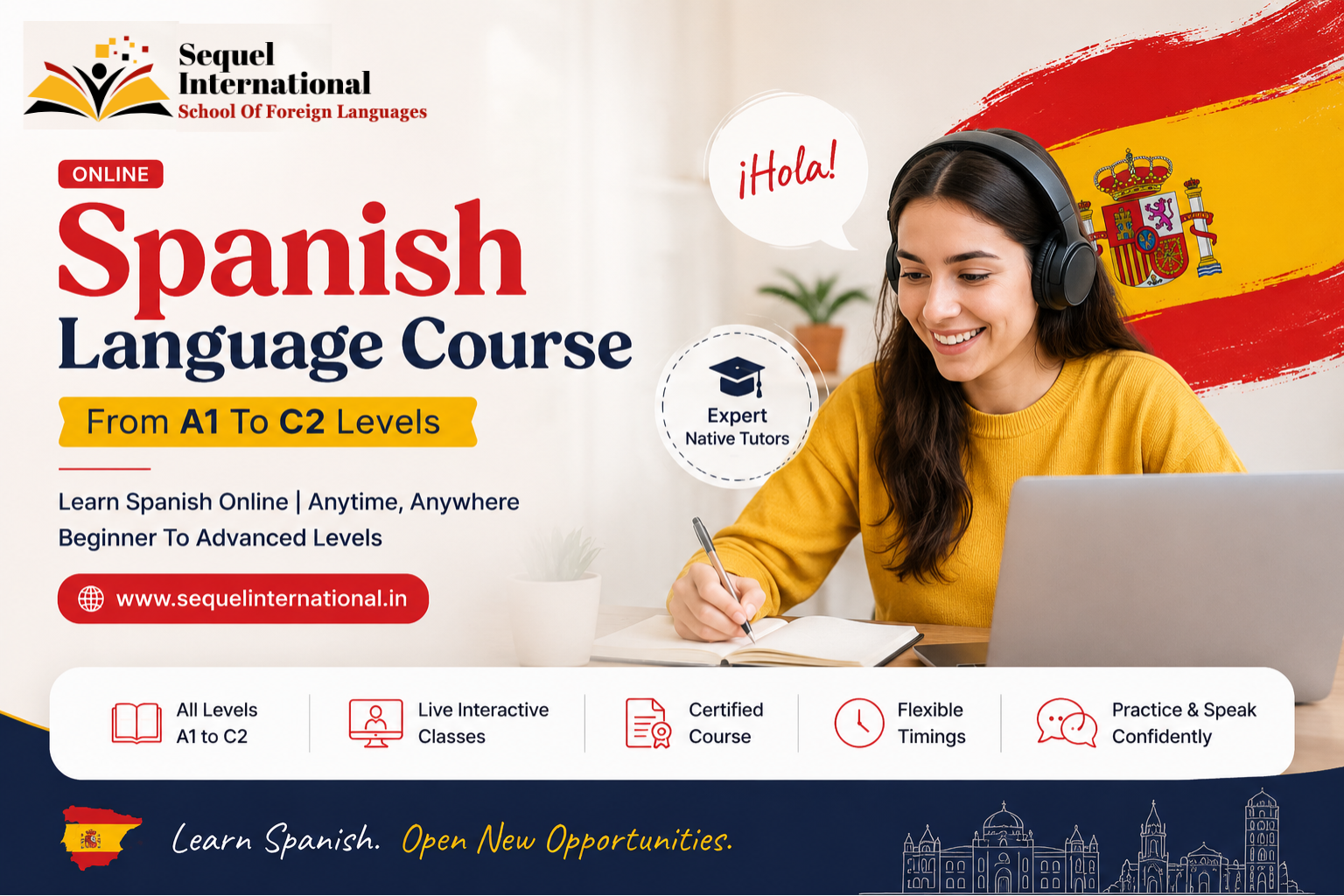 Best Online Spanish Language Course in Jamshedpur